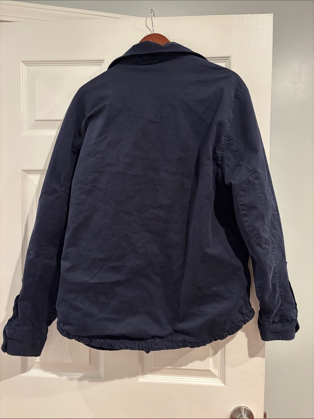 Jachs Navy Blue Button-Front Field Task Jacket - Picture 6 of 7